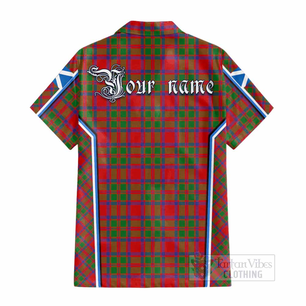 MacKintosh (McKintosh) Tartan Crest Cotton Hawaiian Shirt Scotland Coat of Arm Flag Style - Tartan Vibes Clothing