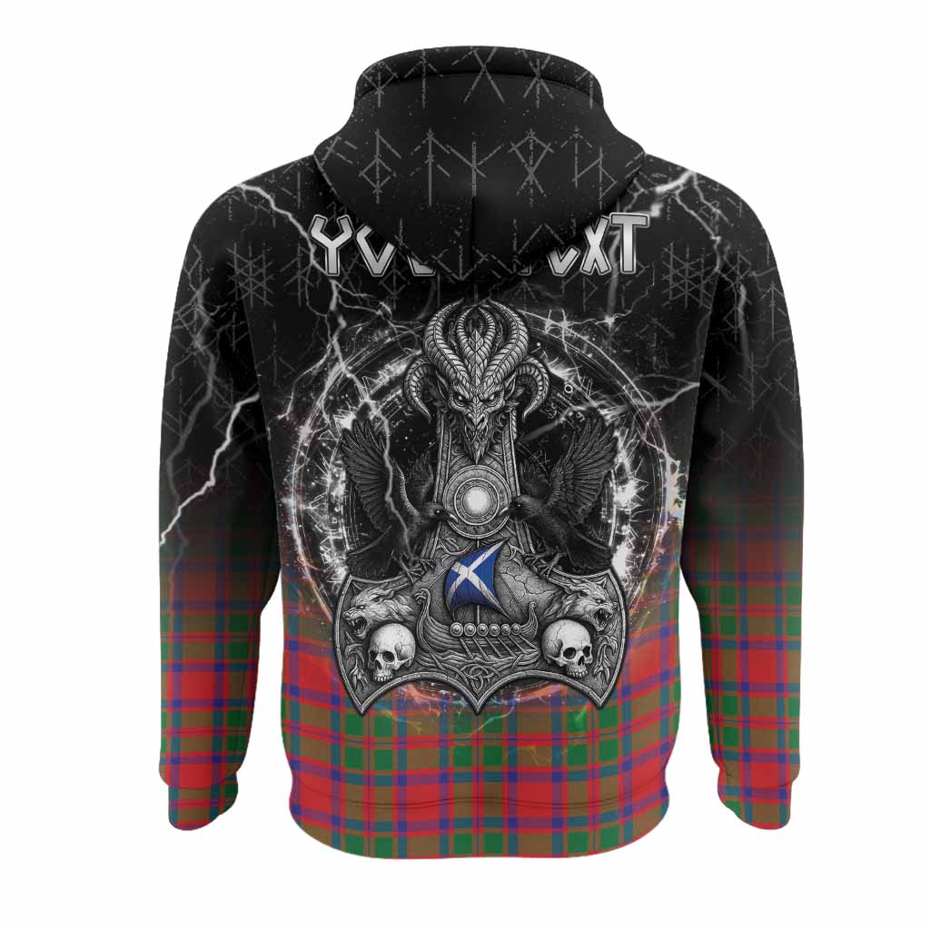 MacKintosh (McKintosh) Tartan Crest Hoodie Celtic Odin's Raven Legacy