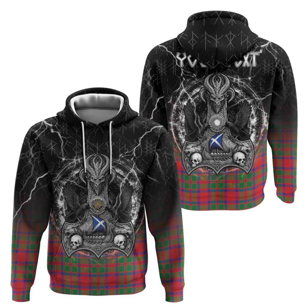 MacKintosh (McKintosh) Tartan Crest Hoodie Celtic Odin's Raven Legacy