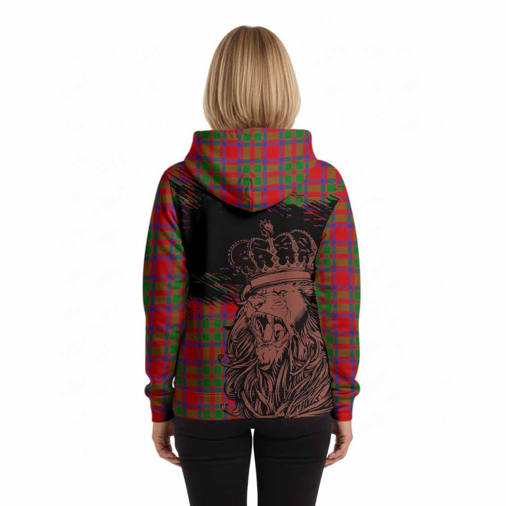 MacKintosh (McKintosh) Tartan Crest Hoodie Crowned Lion Heritage Style