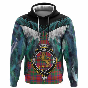 MacKintosh (McKintosh) Tartan Crest Hoodie New Zealand Maori Korowai Cloak