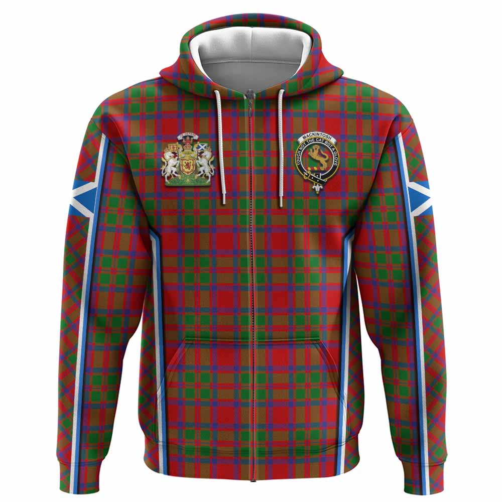 MacKintosh (McKintosh) Tartan Crest Hoodie Scotland Coat of Arm Flag Style - Tartan Vibes Clothing