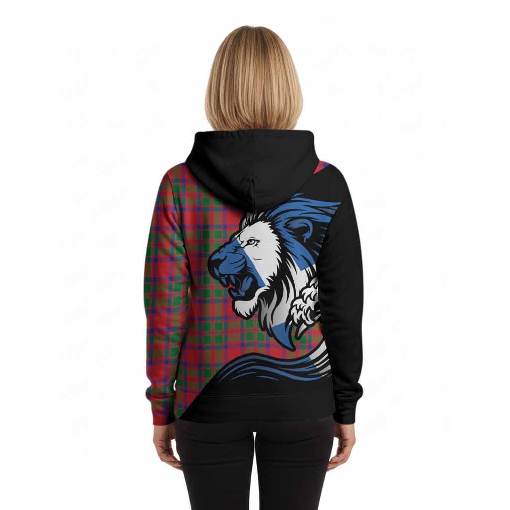 MacKintosh (McKintosh) Tartan Crest Hoodie Scottish Golden Lions Wave Flow