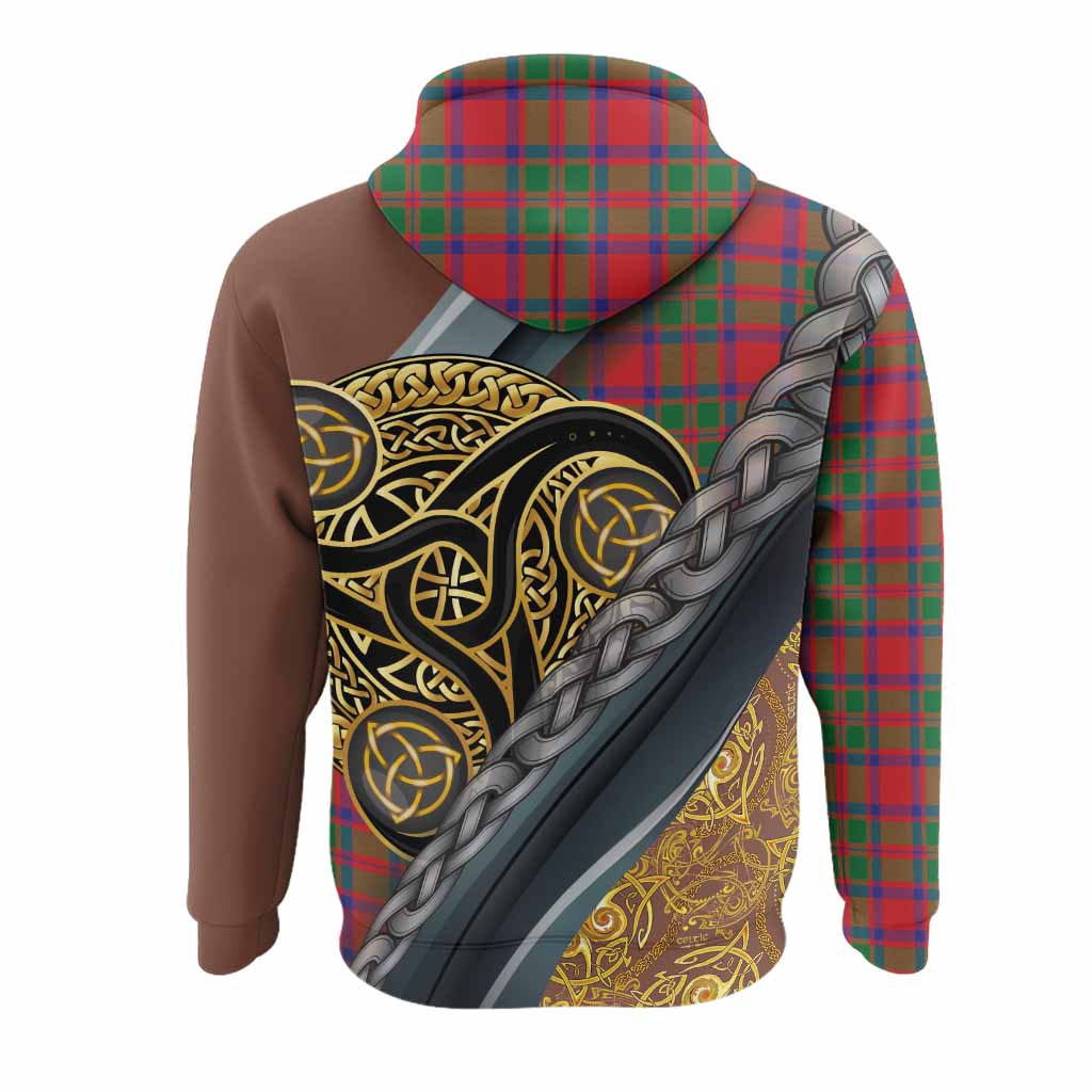 MacKintosh (McKintosh) Tartan Crest Hoodie Scottish Triskele Celtic
