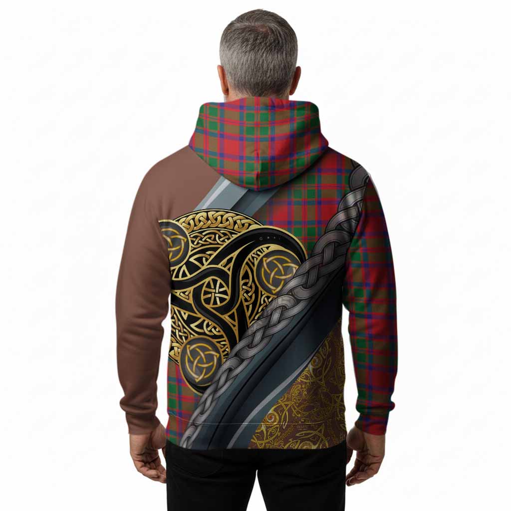 MacKintosh (McKintosh) Tartan Crest Hoodie Scottish Triskele Celtic