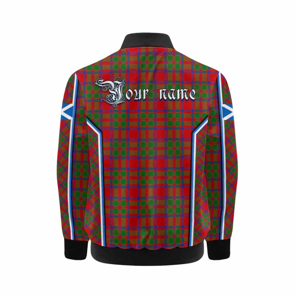 MacKintosh (McKintosh) Tartan Crest Kid Bomber Jacket Scotland Coat of Arm Flag Style - Tartan Vibes Clothing