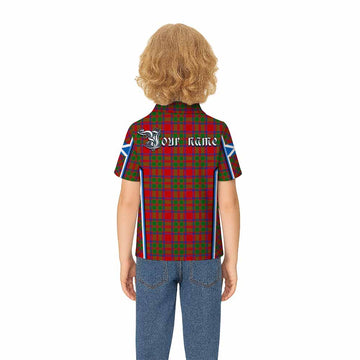 MacKintosh (McKintosh) Tartan Crest Kid Polo Shirt Scotland Coat of Arm Flag Style - Tartan Vibes Clothing