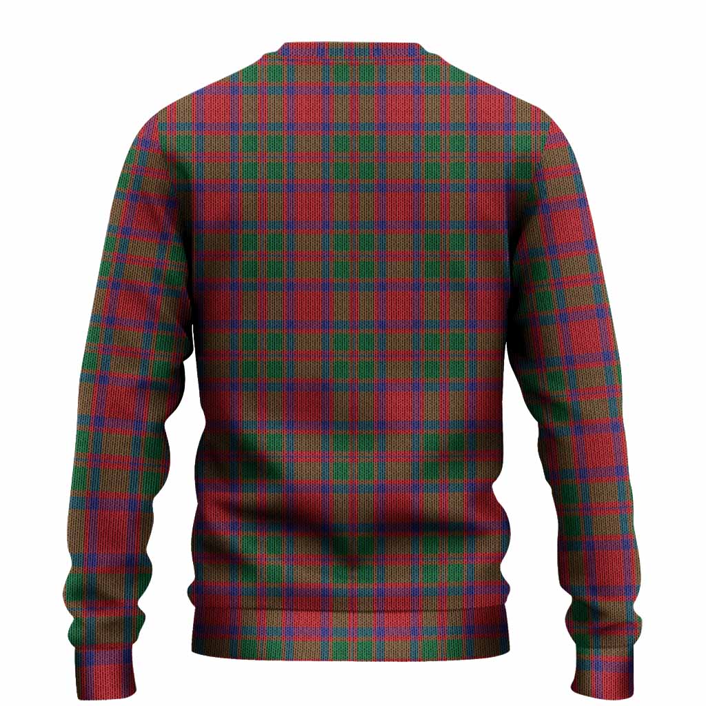 MacKintosh (McKintosh) Tartan Crest Knitted Sweater Ferocious Lion Style