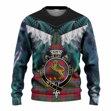 MacKintosh (McKintosh) Tartan Crest Knitted Sweater New Zealand Maori Korowai Cloak