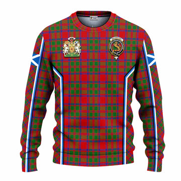 MacKintosh (McKintosh) Tartan Crest Knitted Sweater Scotland Coat of Arm Flag Style