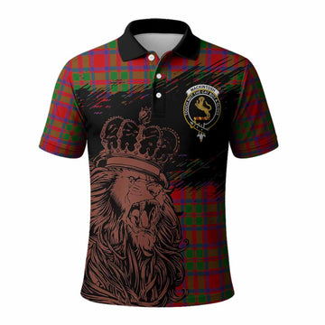 MacKintosh (McKintosh) Tartan Crest Polo Shirt Crowned Lion Heritage Style