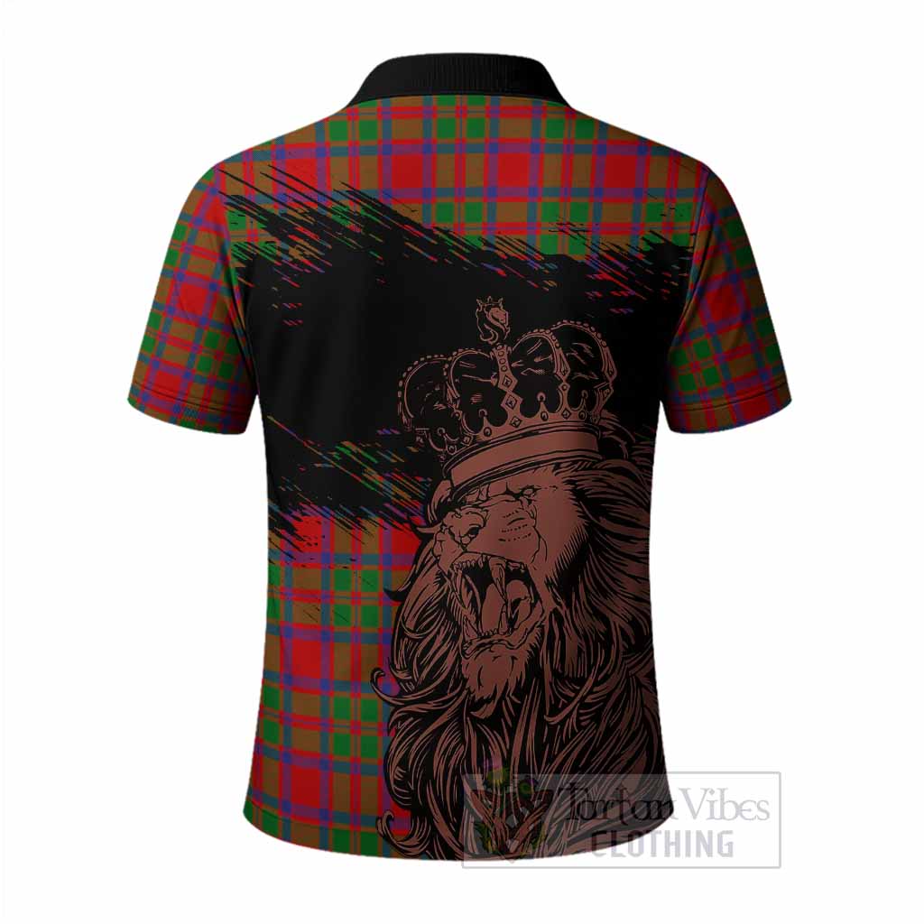 MacKintosh (McKintosh) Tartan Crest Polo Shirt Crowned Lion Heritage Style