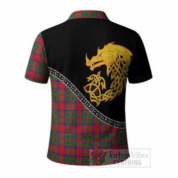 MacKintosh (McKintosh) Tartan Crest Polo Shirt Legendary Dragon Knot Half Style