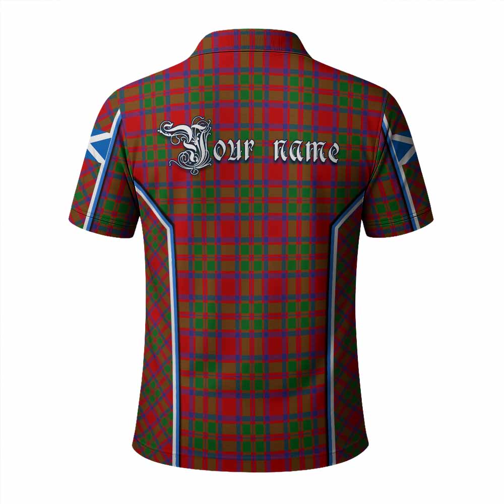 MacKintosh (McKintosh) Tartan Crest Polo Shirt Scotland Coat of Arm Flag Style - Tartan Vibes Clothing