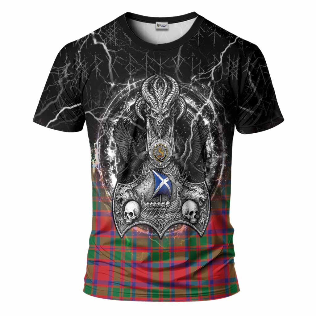 MacKintosh (McKintosh) Tartan Crest T-Shirt Celtic Odin's Raven Legacy