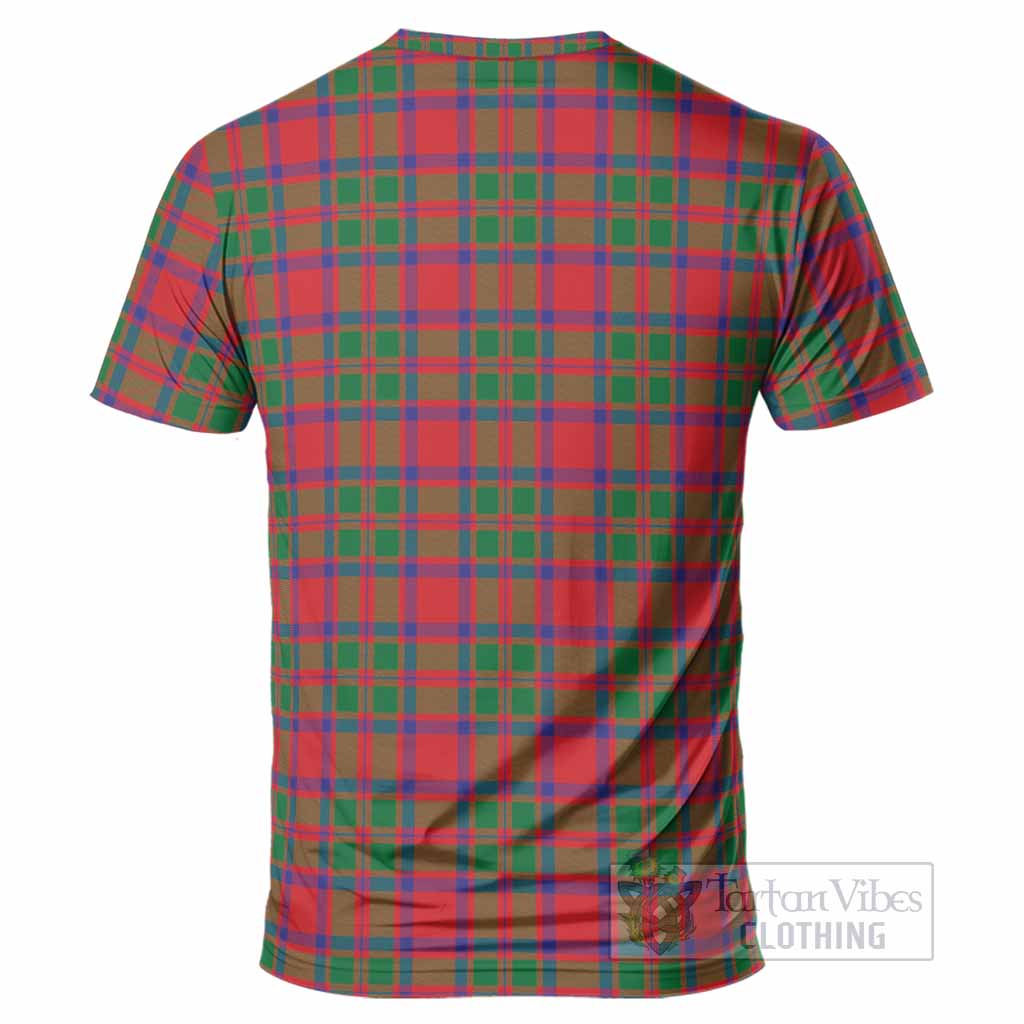MacKintosh (McKintosh) Tartan Crest T-Shirt Ferocious Lion Style