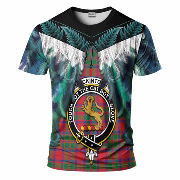 MacKintosh (McKintosh) Tartan Crest T-Shirt New Zealand Maori Korowai Cloak