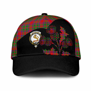 MacKintosh (McKintosh) Tartan Family Crest Classic Cap Scotland Thistle Floral Flag Style