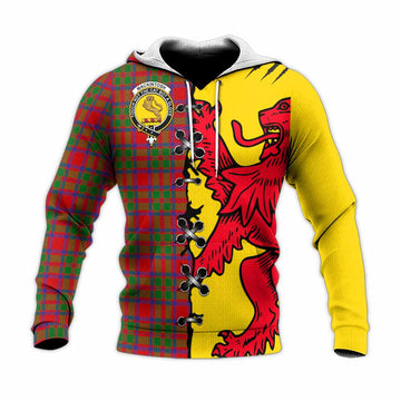 MacKintosh (McKintosh) Tartan Family Crest Knitted Hoodie Lion Rampant Honor - Tartan Vibes Clothing