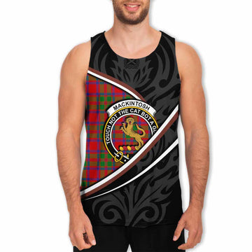 MacKintosh (McKintosh) Tartan Family Crest Men Tank Top Celtic Scottish Thistle Floral - Tartan Vibes Clothing