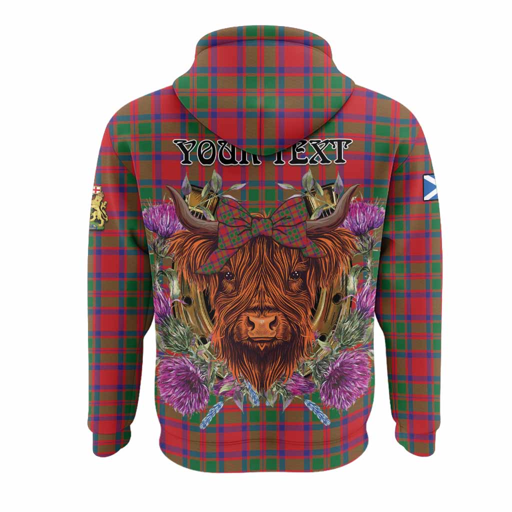 MacKintosh (McKintosh) Tartan Hoodie Scottish Thistle Heilan Coo