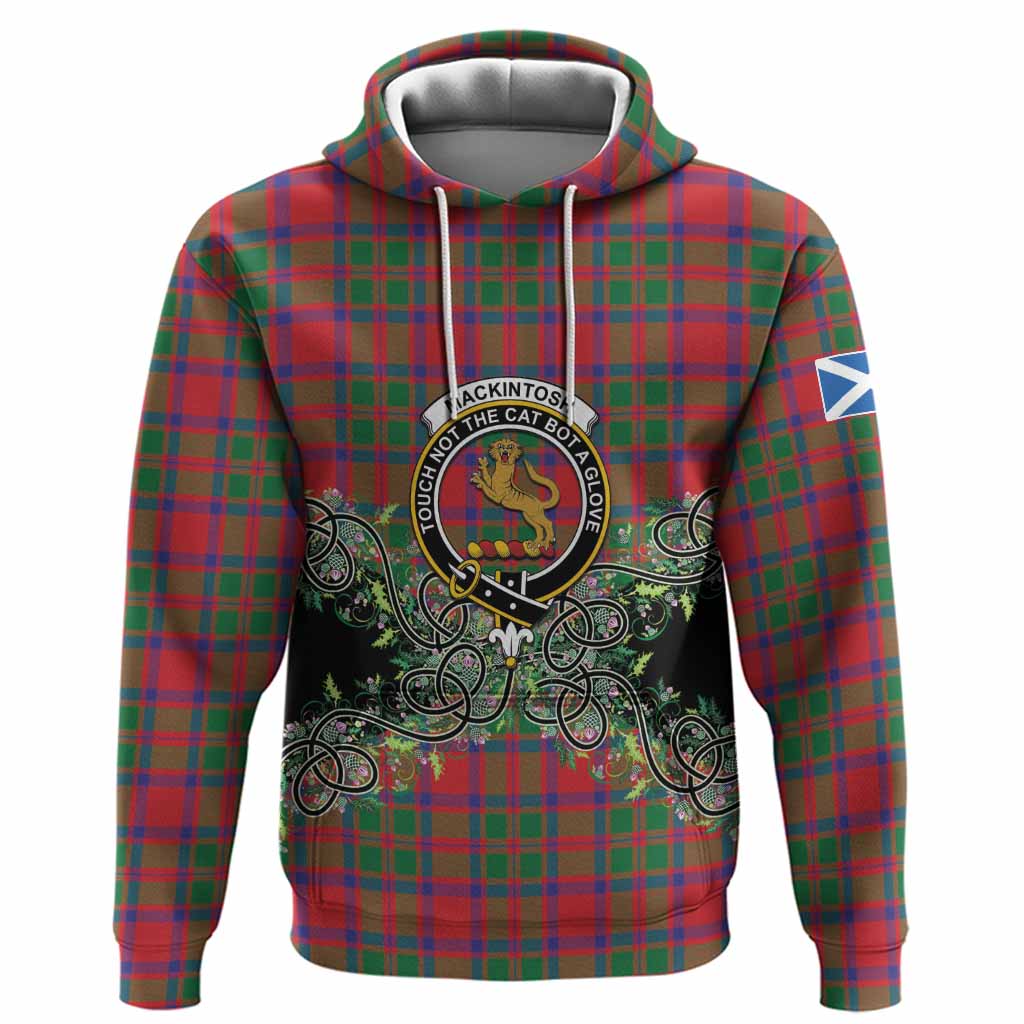 MacKintosh (McKintosh) Tartan Hoodie Thistle Scottish Spirit