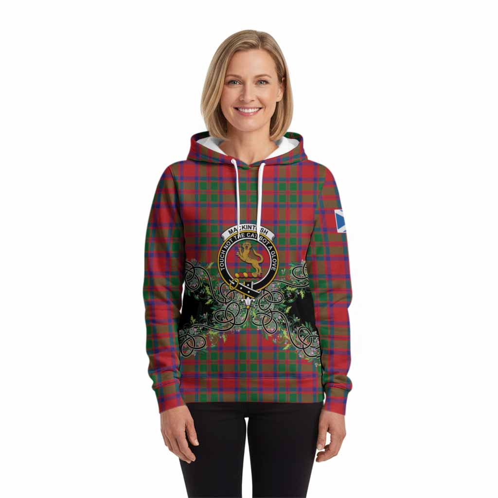 MacKintosh (McKintosh) Tartan Hoodie Thistle Scottish Spirit