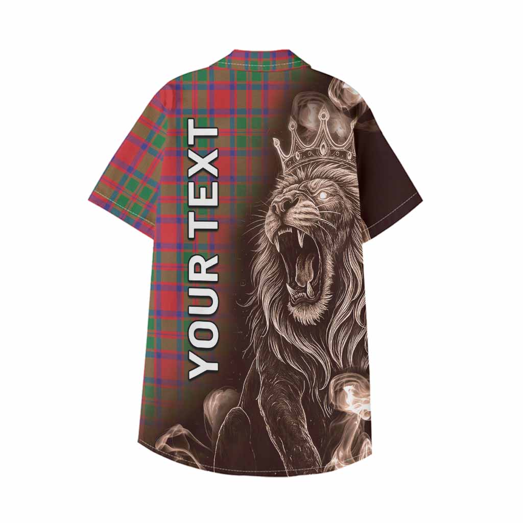 MacKintosh (McKintosh) Tartan Kid Hawaiian Shirt Roaring Lion Heritage