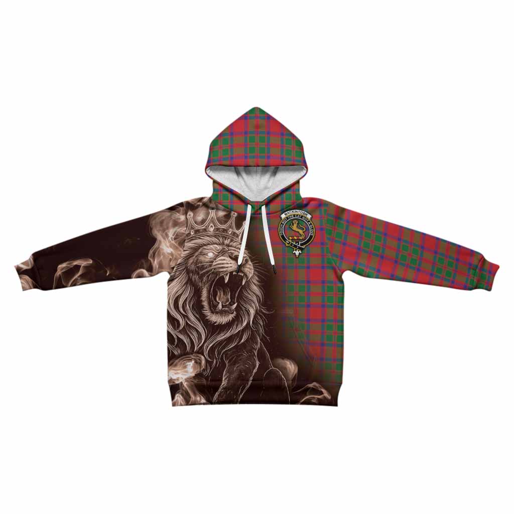 MacKintosh (McKintosh) Tartan Kid Hoodie Roaring Lion Heritage