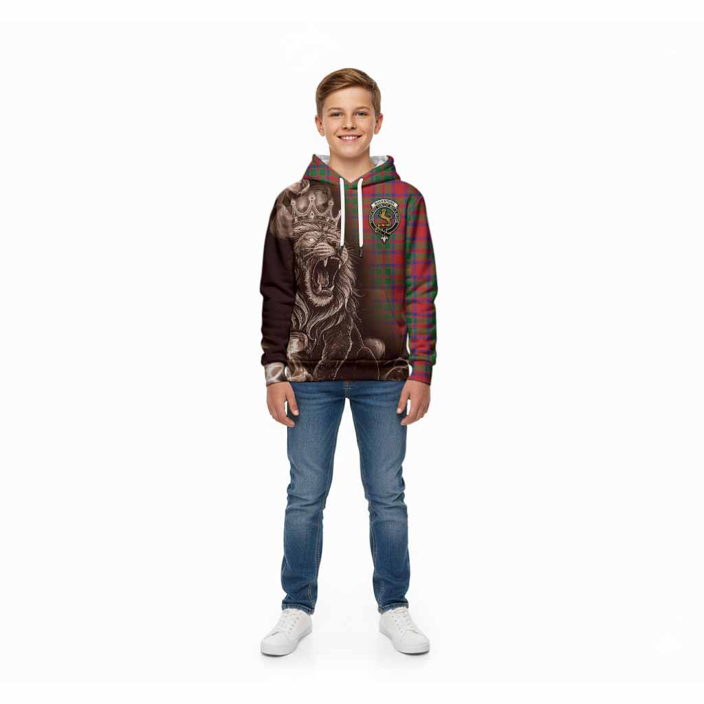 MacKintosh (McKintosh) Tartan Kid Hoodie Roaring Lion Heritage