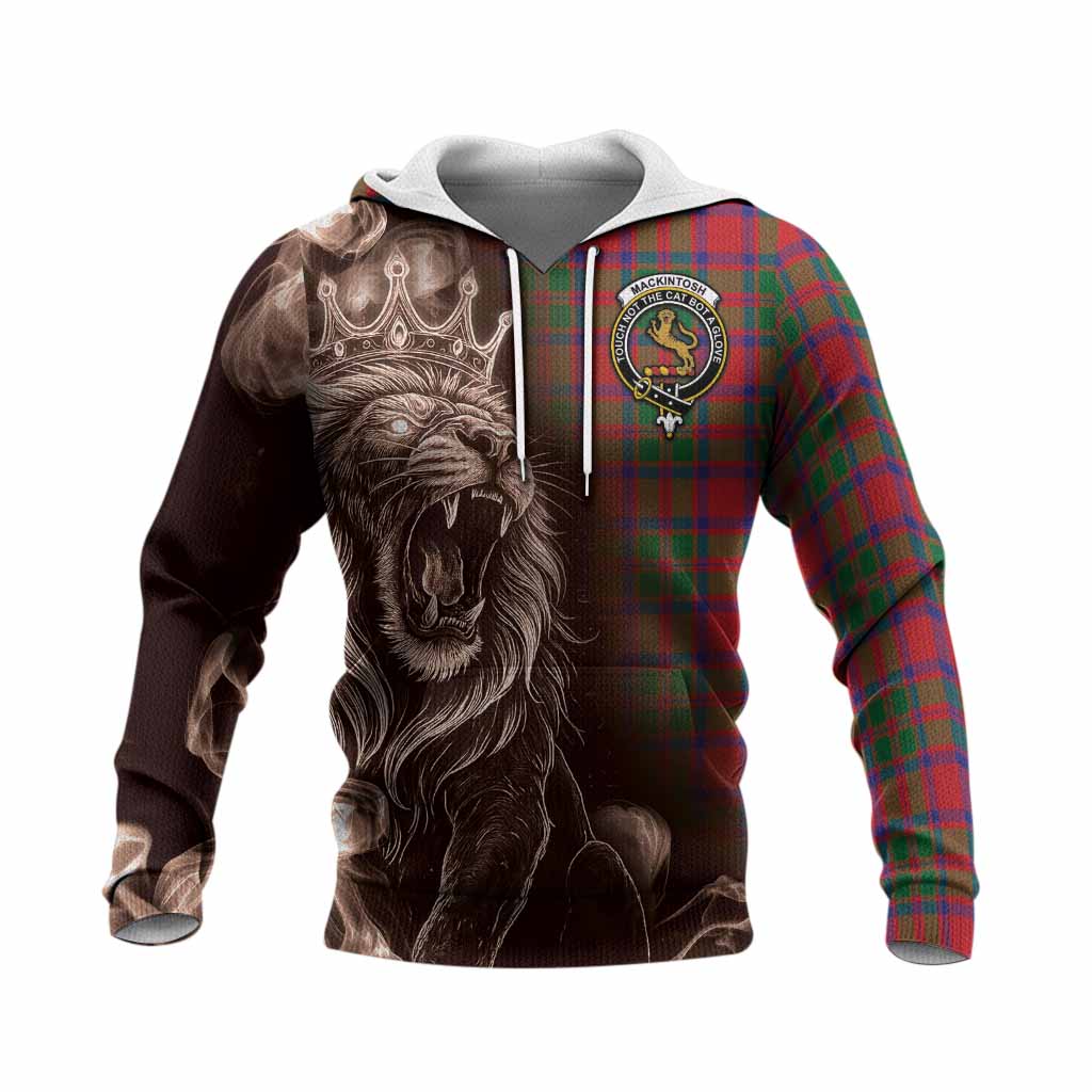 MacKintosh (McKintosh) Tartan Knitted Hoodie Roaring Lion Heritage