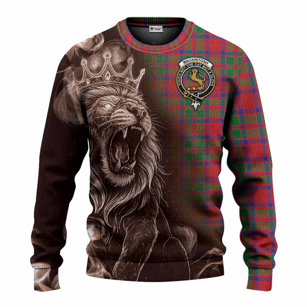 MacKintosh (McKintosh) Tartan Knitted Sweater Roaring Lion Heritage