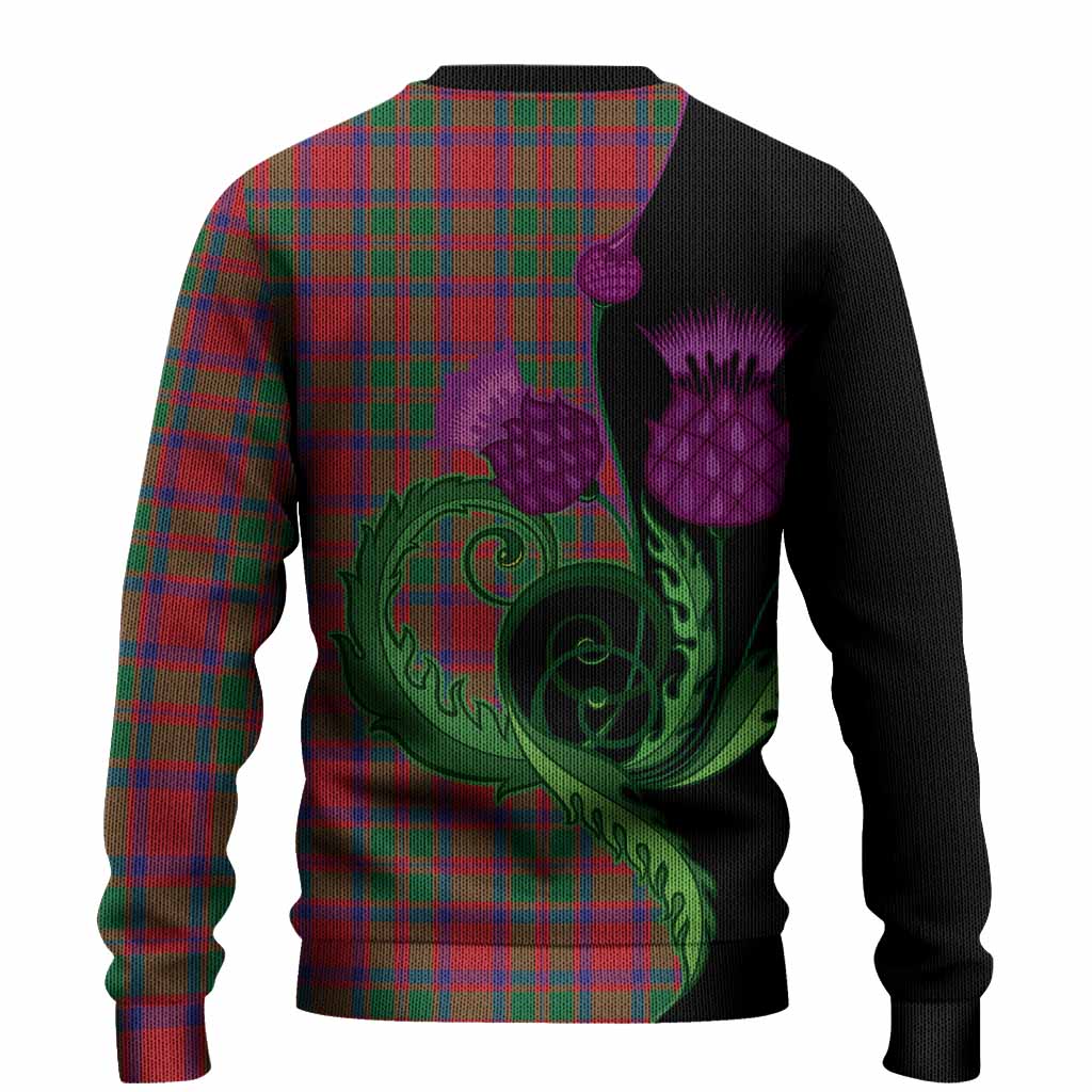 MacKintosh (McKintosh) Tartan Knitted Sweater Traditional Scottish Thistle