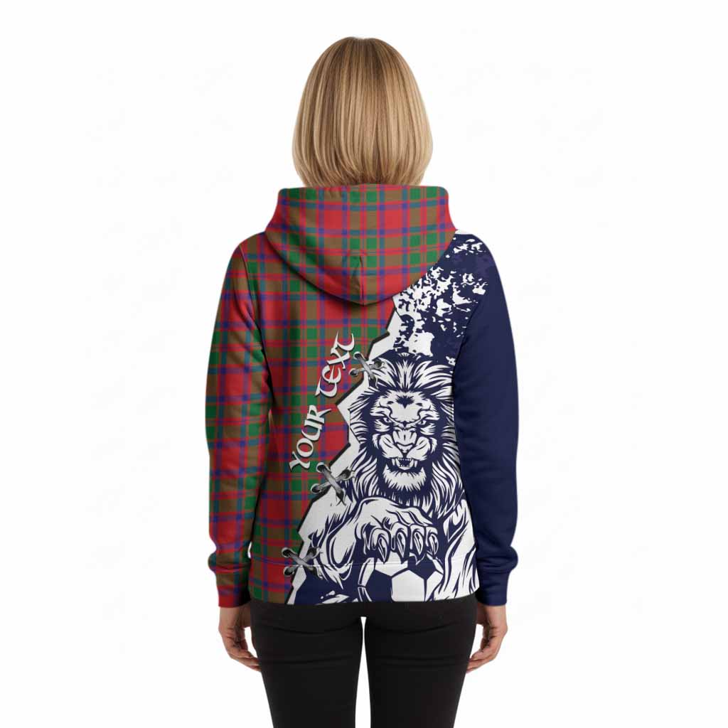 MacKintosh (McKintosh) Tartan Scottish Hoodie Angry Lion With Soccer Ball Style
