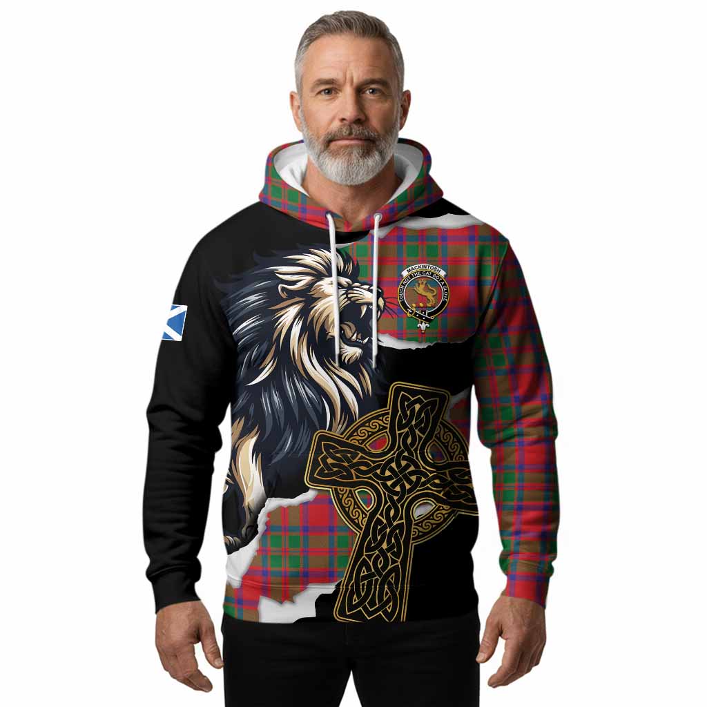 MacKintosh (McKintosh) Tartan Scottish Hoodie Lion Celtic Heritage