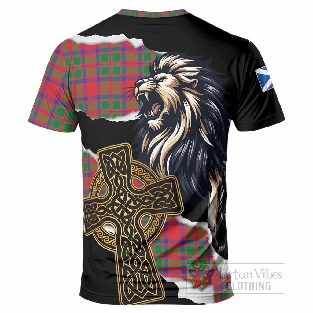 MacKintosh (McKintosh) Tartan Scottish T-Shirt Lion Celtic Heritage