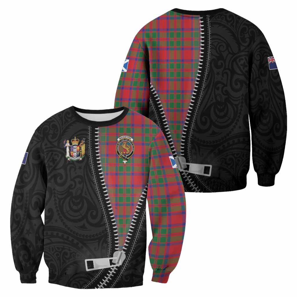 MacKintosh (McKintosh) Tartan Sweatshirt New Zealand Pattern Unique Zipper Stylized
