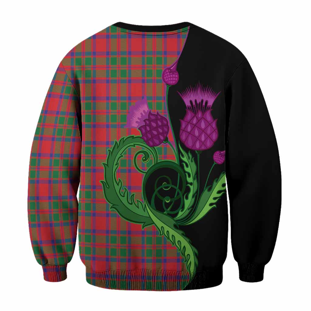 MacKintosh (McKintosh) Tartan Sweatshirt Traditional Scottish Thistle