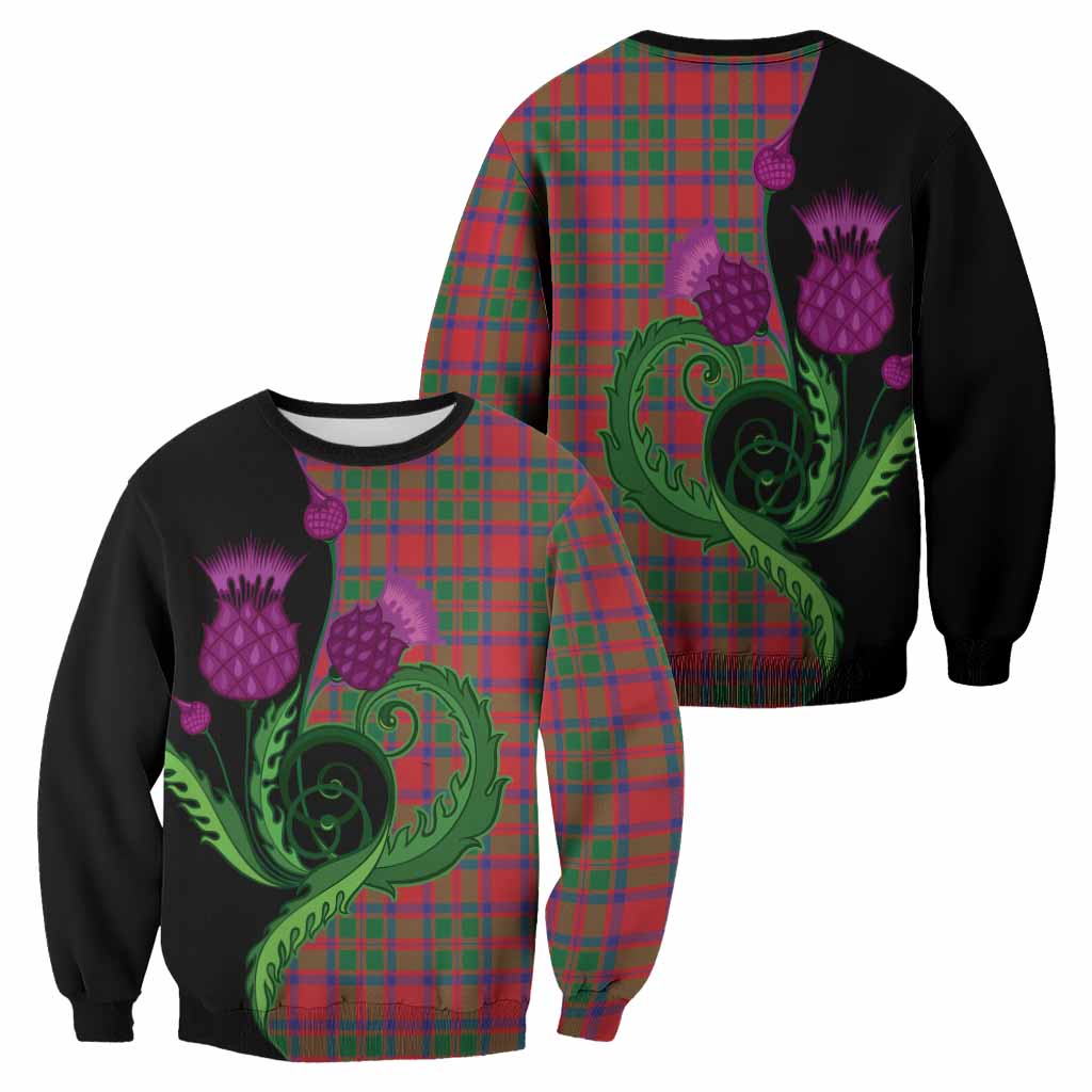 MacKintosh (McKintosh) Tartan Sweatshirt Traditional Scottish Thistle