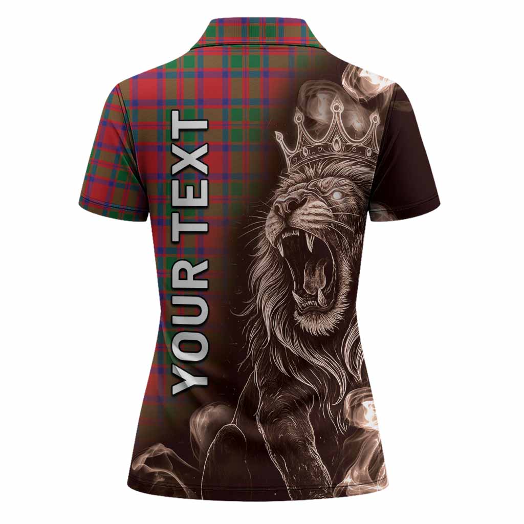 MacKintosh (McKintosh) Tartan Women Polo Shirt Roaring Lion Heritage