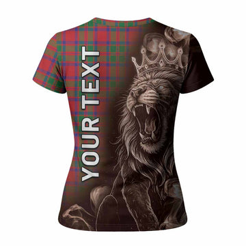 MacKintosh (McKintosh) Tartan Women T shirt Roaring Lion Heritage
