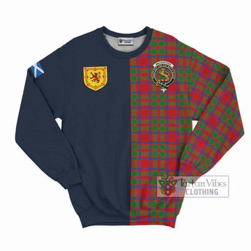 Tartan Vibes Clothing MacKintosh Modern Tartan Sweatshirt with Scottish Lion Royal Arm Half Style