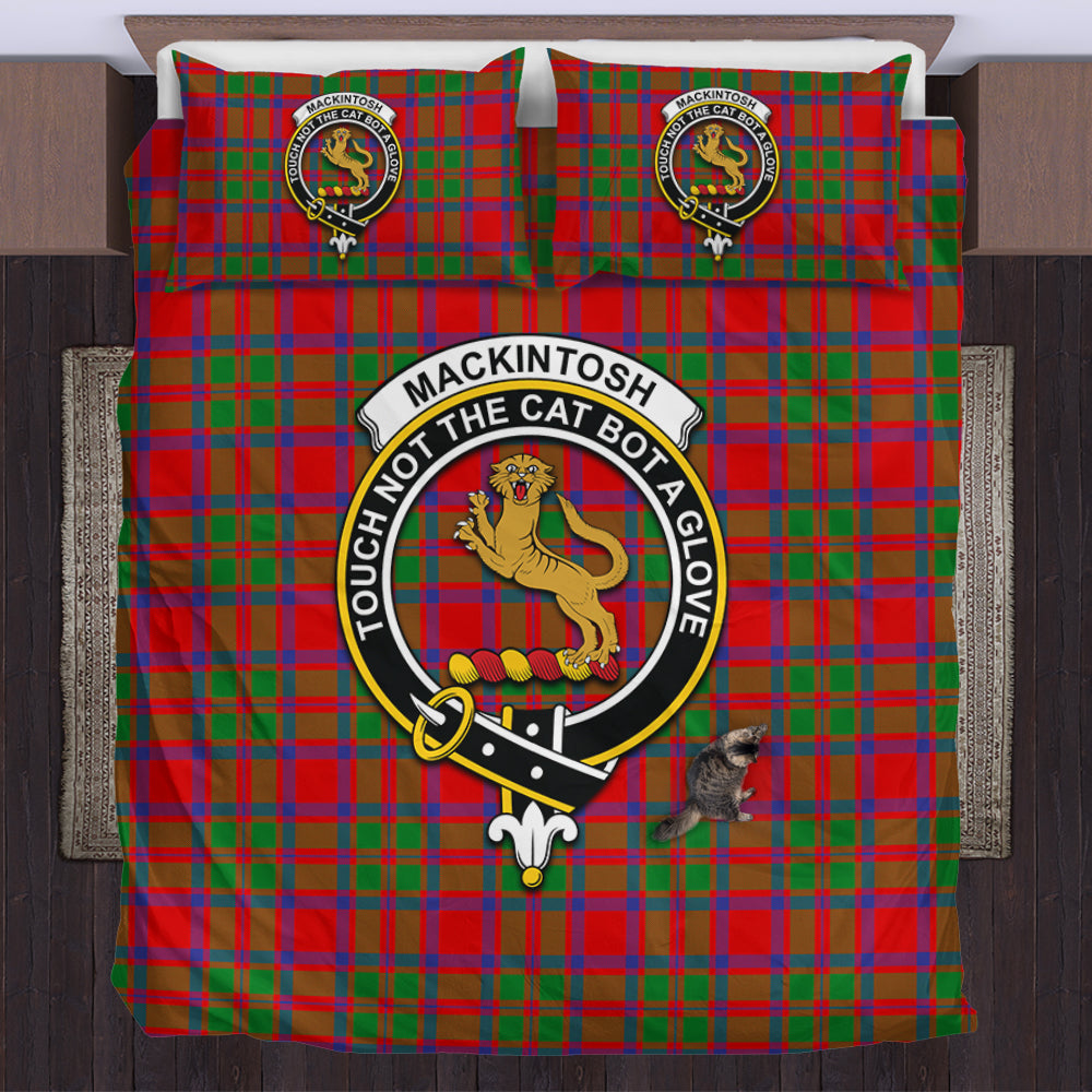 MacKintosh (McKintosh) Tartan Bedding Set with Family Crest US Bedding Set - Tartan Vibes Clothing