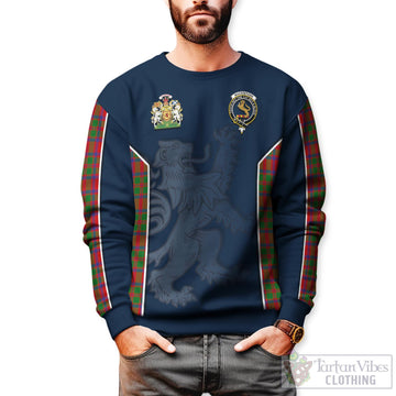 MacKintosh (McKintosh) Tartan Sweater with Family Crest and Lion Rampant Vibes Sport Style Unisex - Tartan Vibes Clothing