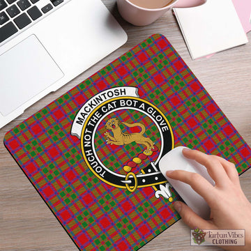 MacKintosh (McKintosh) Tartan Mouse Pad with Family Crest Mouse Pad One Size 7.9 inches x 9.5 inches - Tartan Vibes Clothing