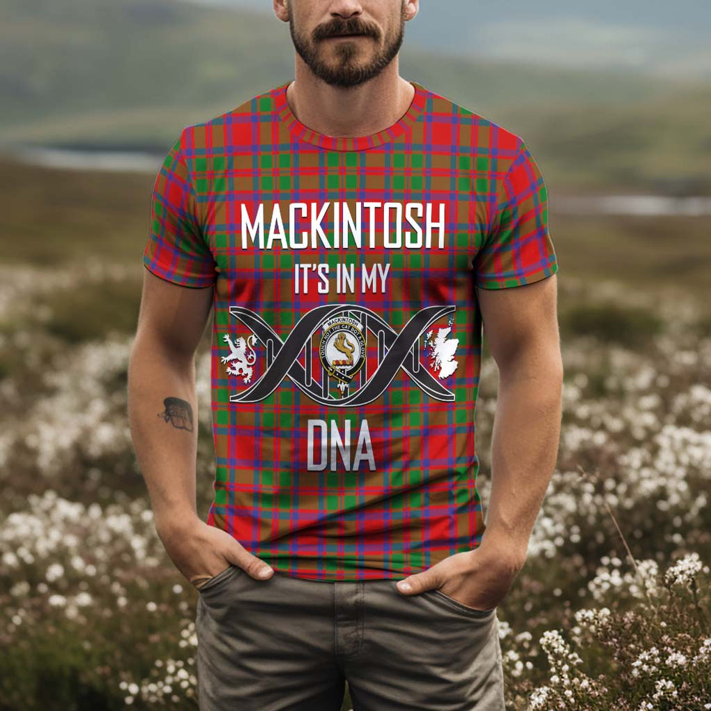 MacKintosh (McKintosh) Tartan T-Shirt with Family Crest DNA In Me Style Kid's Shirt - Tartan Vibes Clothing