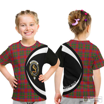 MacKintosh (McKintosh) Tartan Kid T-Shirt with Family Crest Circle Style - Tartan Vibes Clothing