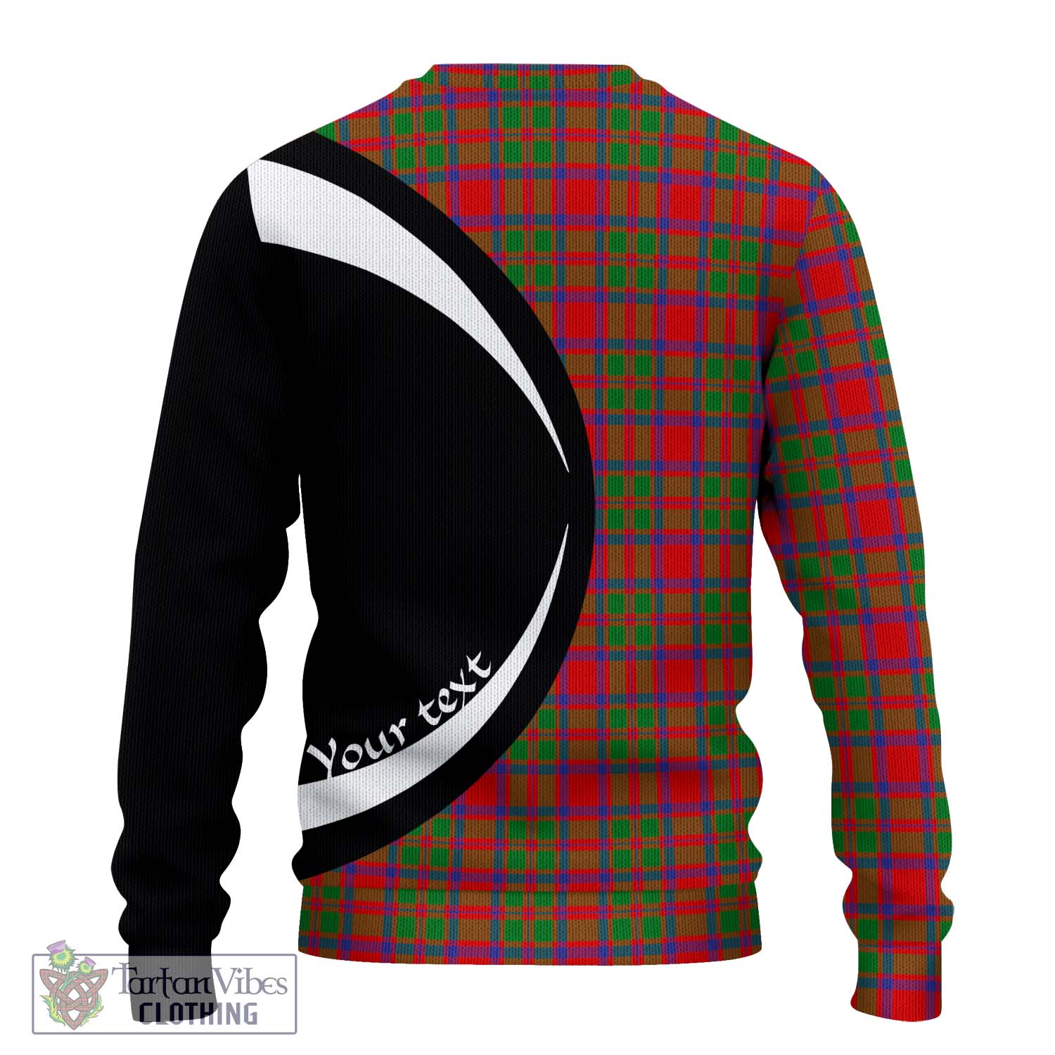 MacKintosh (McKintosh) Tartan Knitted Sweater with Family Crest Circle Style - Tartan Vibes Clothing