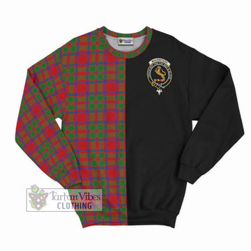MacKintosh (McKintosh) Tartan Sweatshirt with Family Crest and Half Of Me Style - Tartanvibesclothing Shop