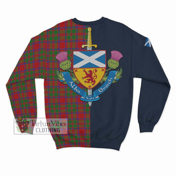 Tartan Vibes Clothing MacKintosh Modern Tartan Sweatshirt with Scottish Lion Royal Arm Half Style